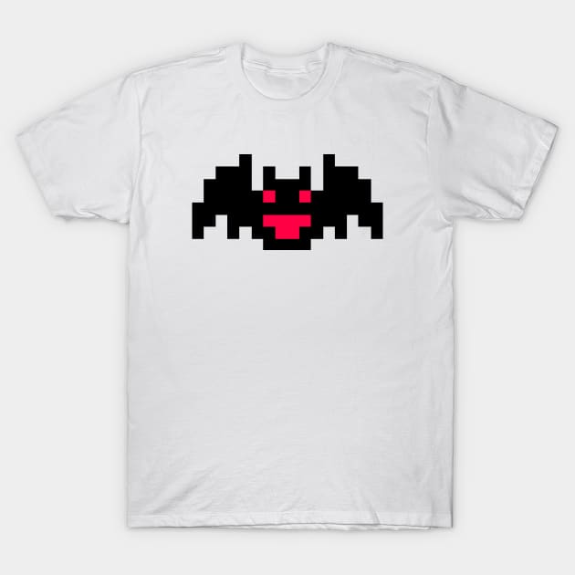 Happy Pixel Bat Tunic T-Shirt by Durvin